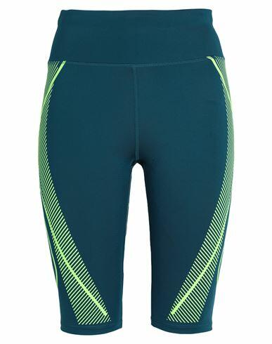 Adidas By Stella Mccartney Asmc Tpa Bike Leggins Woman Shorts & Bermuda Shorts Deep jade Recycled polyester, Recycled elastane Cover