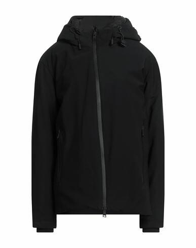 Iesse Man Jacket Black Polyester, Elastane Cover