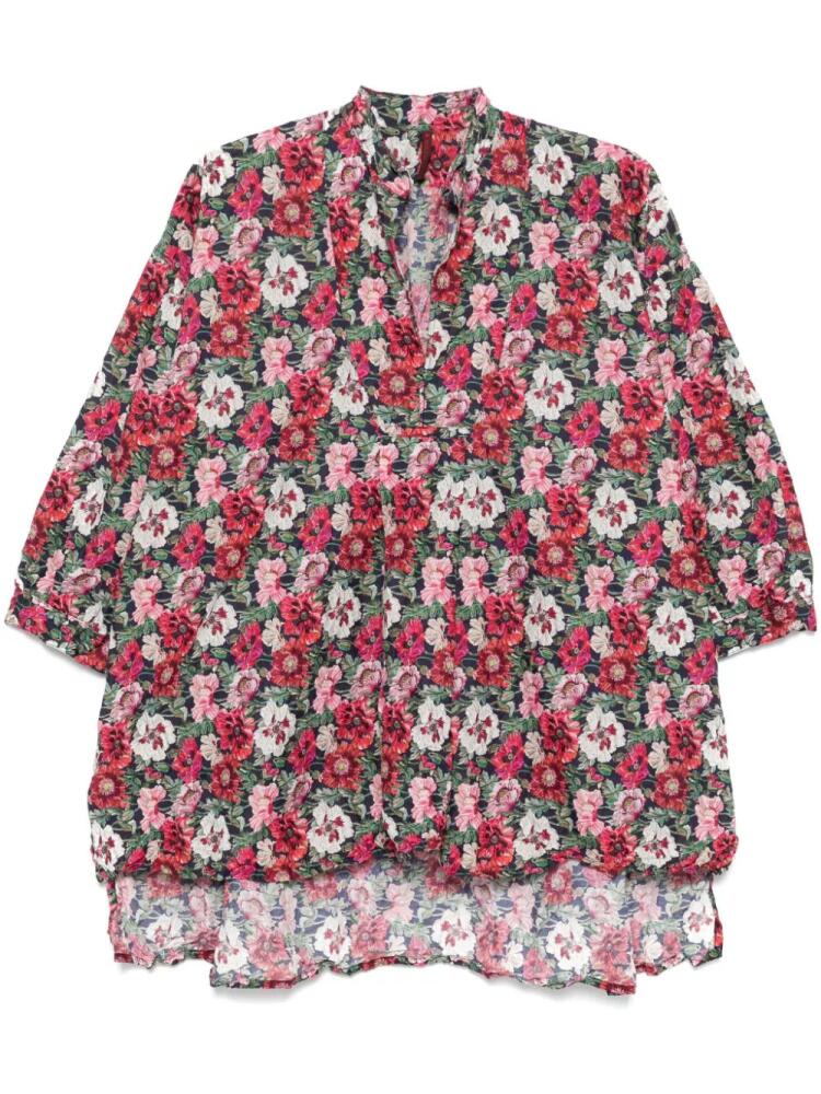 Daniela Gregis floral-print blouse - Red Cover