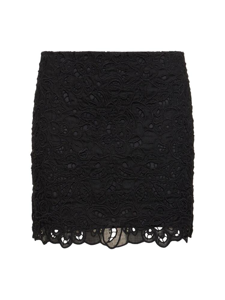 ISABEL MARANT Dina Lace Mini Skirt Cover