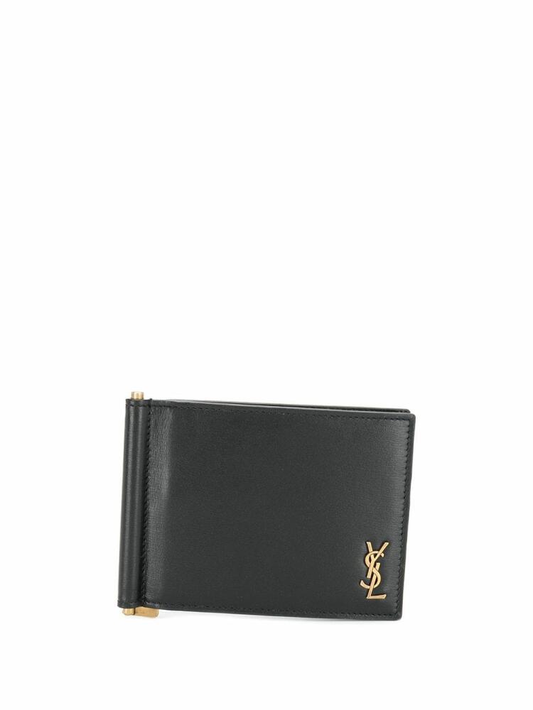 Saint Laurent Monogram money clip wallet - Black Cover