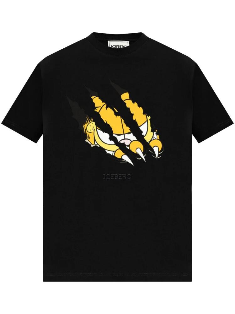 Iceberg x Garfiled printed T-shirt - Black Cover