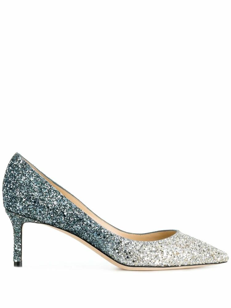 Jimmy Choo Romy 60 glitter pumps - Metallic Cover