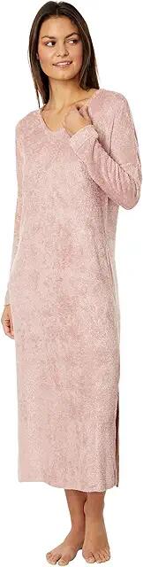 N by Natori Unwind Feathered Chenille Lounger (Nude Blush) Women's Pajama Cover