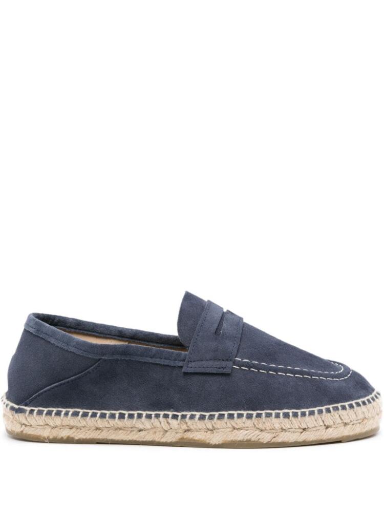 Manebi Hamptons suede espadrilles - Blue Cover