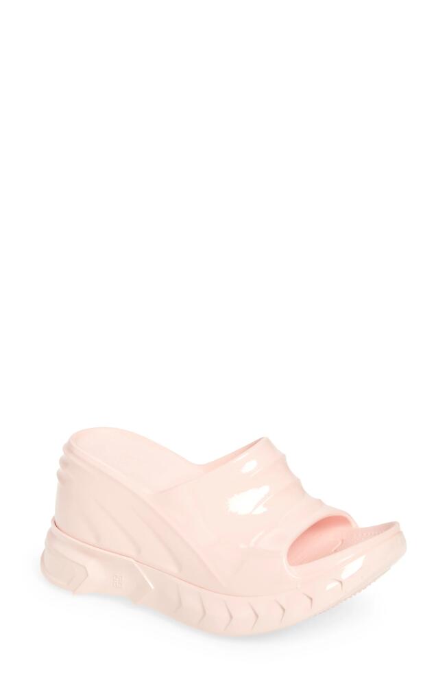 Givenchy Marshmallow Wedge Slide Sandal in Light Pink Cover