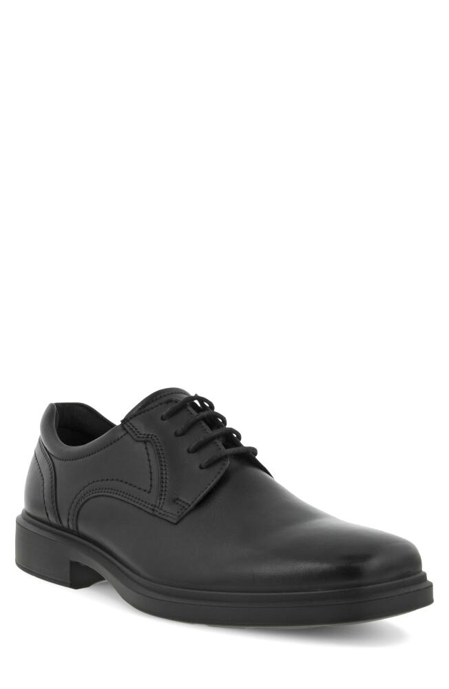 ECCO Helsinki 2.0 Plain Toe Leather Derby in Black Cover