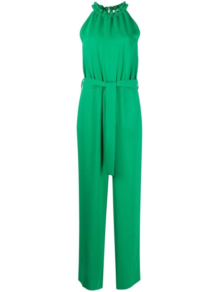 P.A.R.O.S.H. belted halterneck jumpsuit - Green Cover