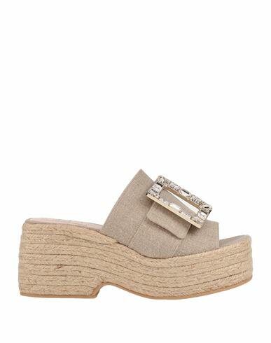 Roger Vivier Woman Espadrilles Sand Textile fibers Cover