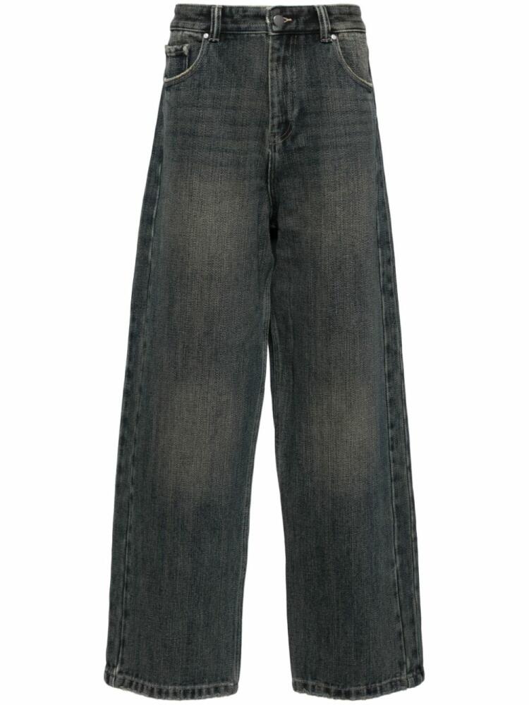 CROQUIS high-waist straight-leg jeans - Blue Cover