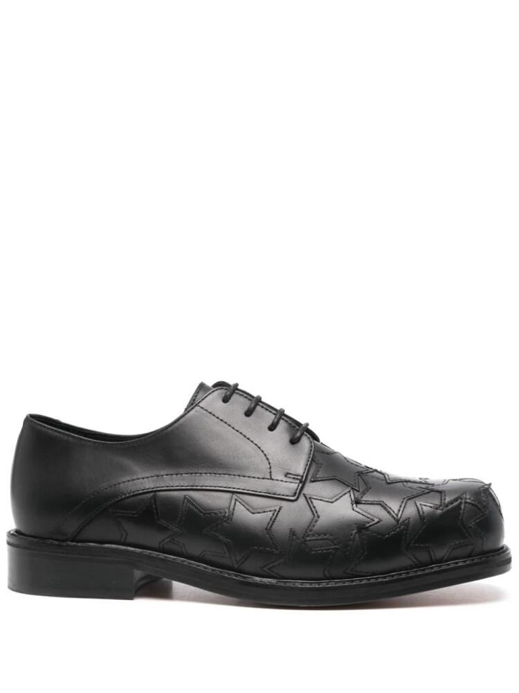 Stefan Cooke Star-patches Derby shoes - Black Cover