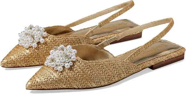 Lilly Pulitzer Brit Straw Slingback (Gold Metallic) Women's Sandals Cover