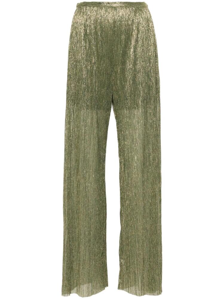 Sabina Musayev Sean straight-leg trousers - Green Cover