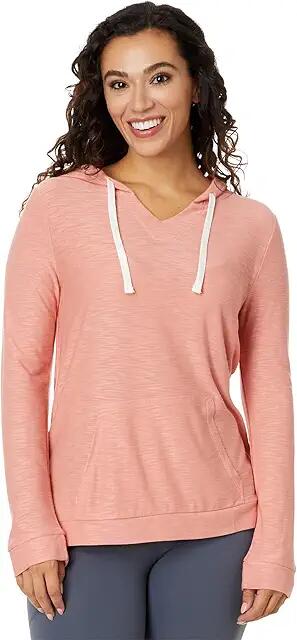 Free Fly Bamboo Slub Hoodie (Bright Clay) Women's Sweater Cover