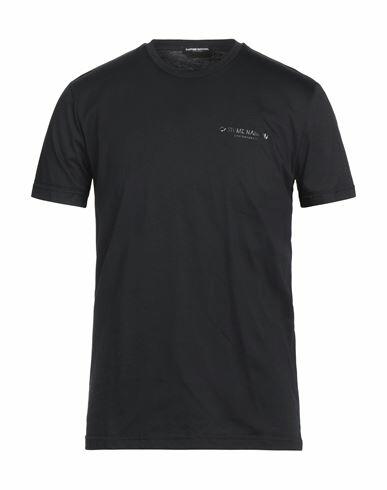 Costume National Man T-shirt Black Cotton Cover