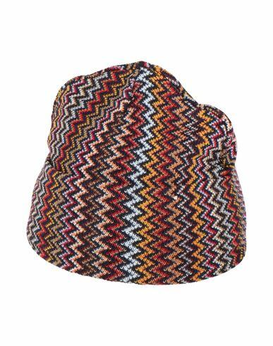 Missoni Woman Hat Red Wool, Acrylic Cover