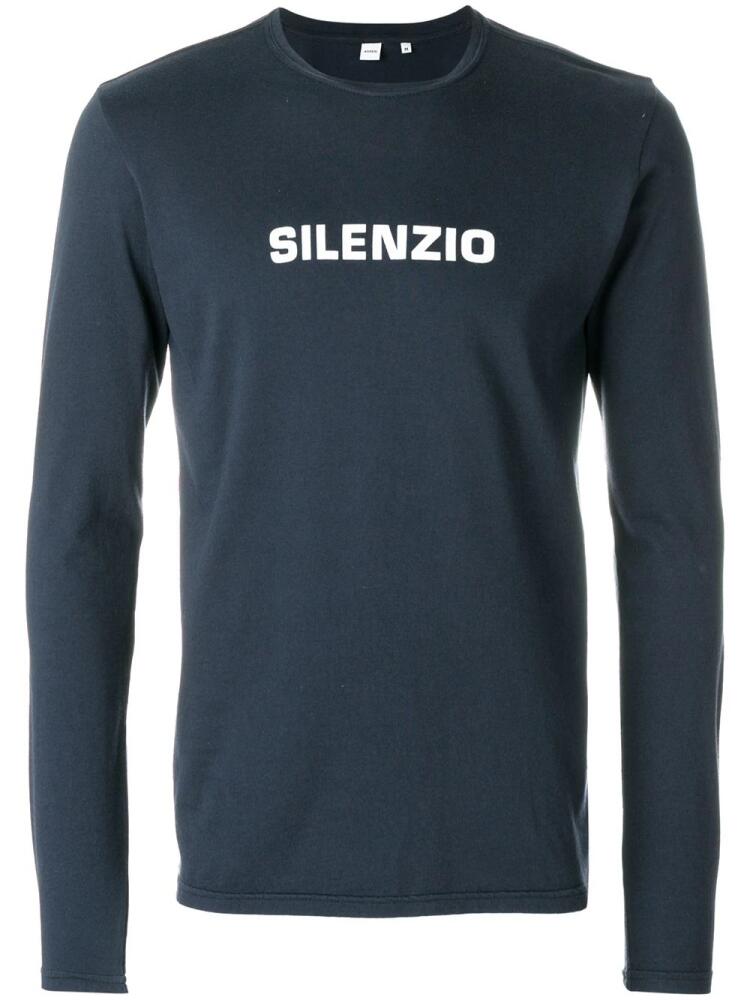 ASPESI SILENZO t-shirt - Blue Cover