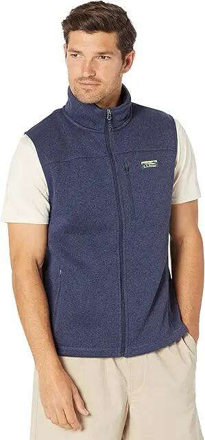 L.L.Bean Sweater Fleece Vest (Bright Navy) Men's Clothing Cover