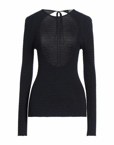 Victoria Beckham Woman Sweater Midnight blue Wool Cover