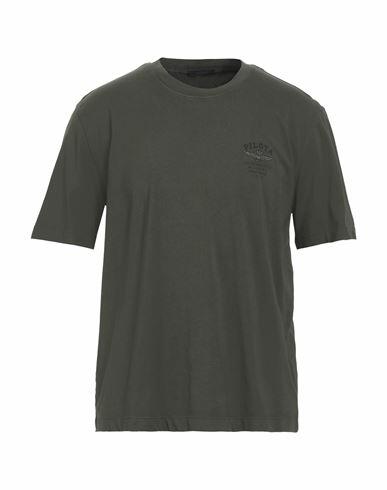 Aeronautica Militare Man T-shirt Military green Cotton Cover