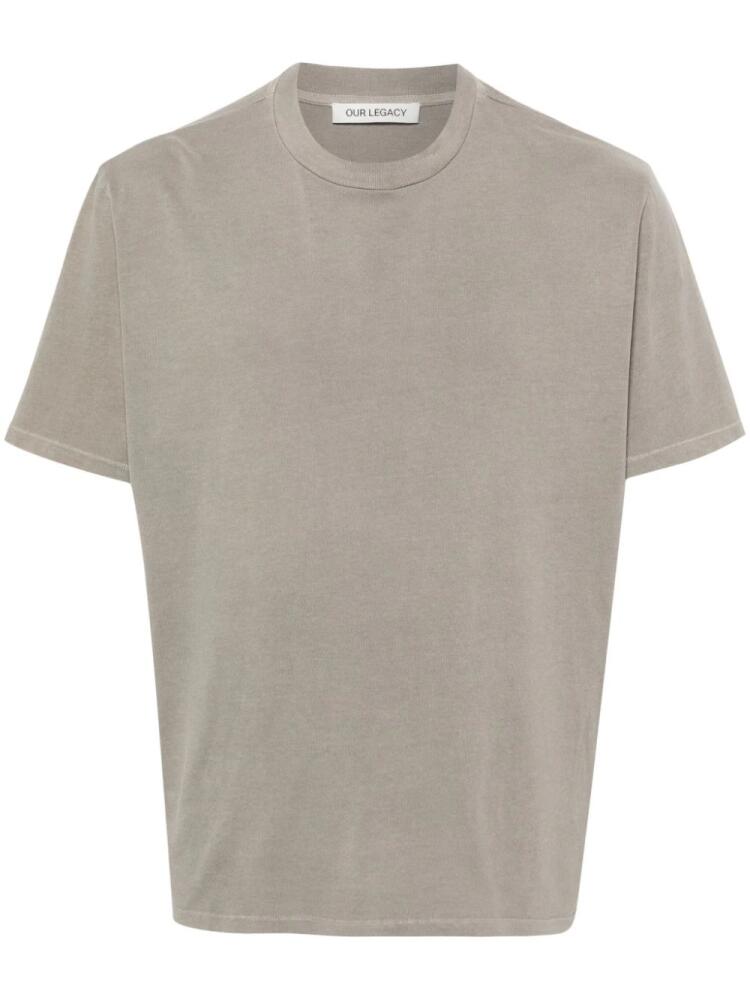 OUR LEGACY crew-neck cotton T-shirt - Neutrals Cover