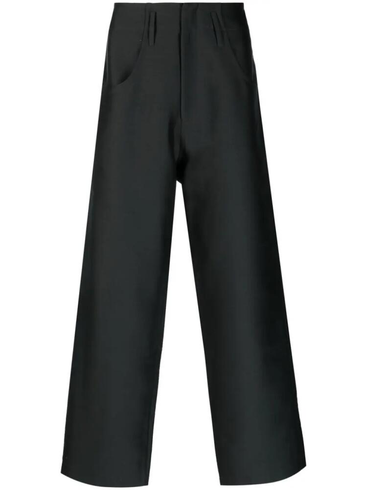 BLUEMARBLE pleated high-waisted flared trousers - Grey Cover