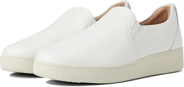 FitFlop Rally Leather Slip-On Skate Sneakers (Urban White) Women's Shoes Cover