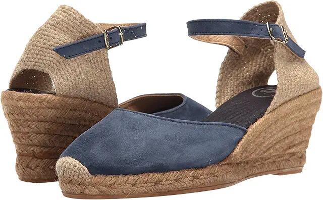 Toni Pons Lloret-5 (Navy Suede) Women's Shoes Cover