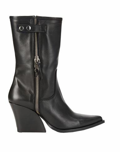 Lemaré Woman Ankle boots Black Leather Cover