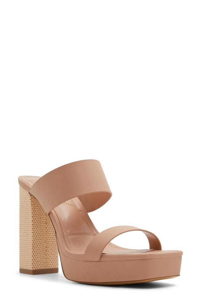 ALDO Audreena Platform Sandal in Other Medium Beige Cover