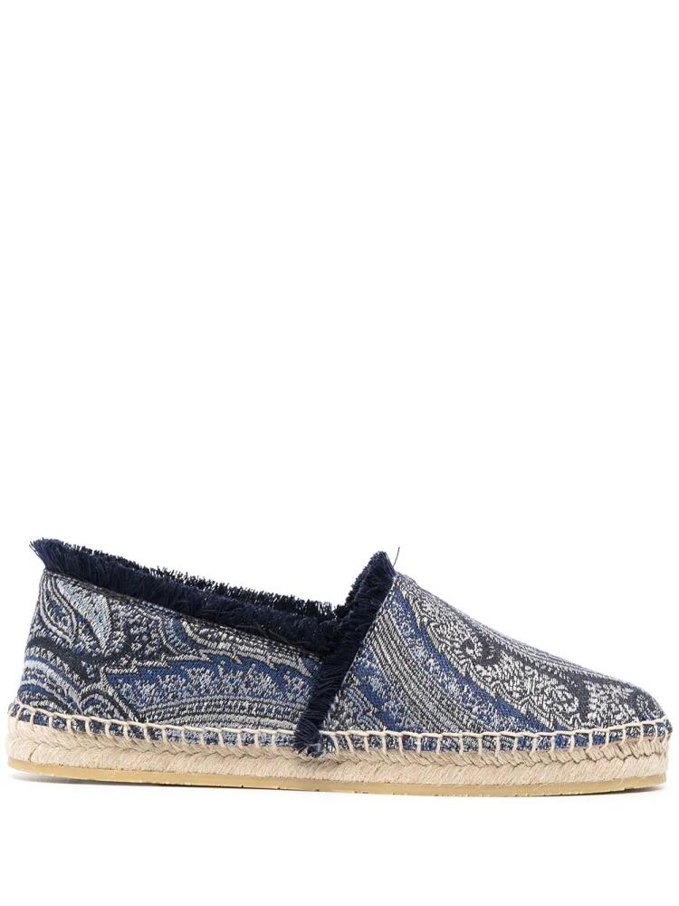 ETRO paisley-print espadrilles - Blue Cover