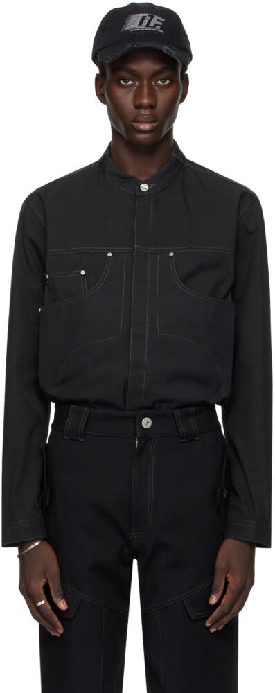 Dion Lee Black Jean Shirt Cover