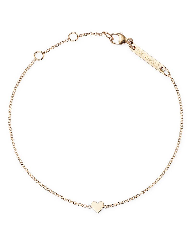 Zoe Chicco 14K Yellow Gold Itty Bitty Heart Bracelet Cover