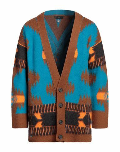 Alanui Man Cardigan Turquoise Wool Cover