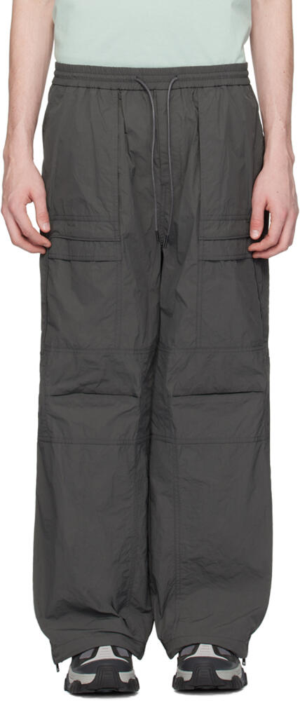 Juun.J Gray Layered Cargo Pants Cover