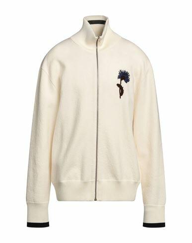 Maison Margiela Man Cardigan Ivory Wool Cover