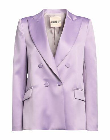 Aniye By Woman Blazer Lilac Polyester, Elastane Cover