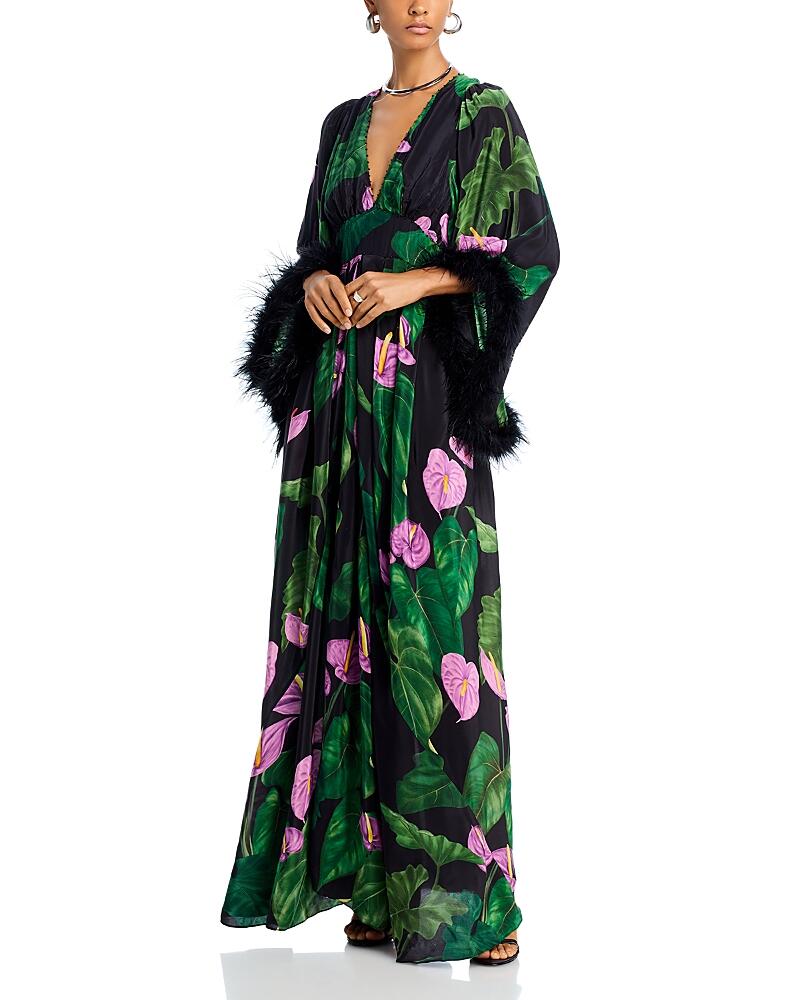 Farm Rio Anthurium Caftan Cover