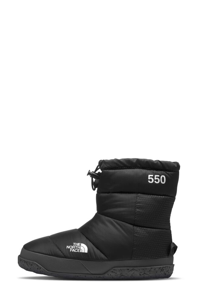 The North Face Nuptse® Après Water Repellent 550 Fill Power Down Bootie in Tnf Black/Asphalt Grey Cover