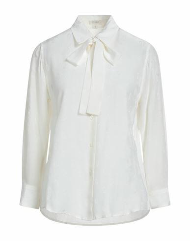 Marc Jacobs Woman Shirt Off white Rayon, Silk Cover