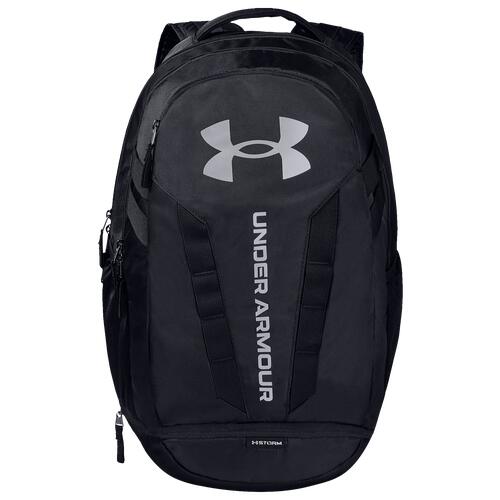 Under Armour Hustle Backpack 5.0 - Adult Black/Black/Silver Cover