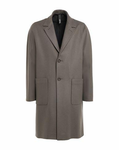 Hevò Man Coat Lead Virgin Wool, Polyamide Cover