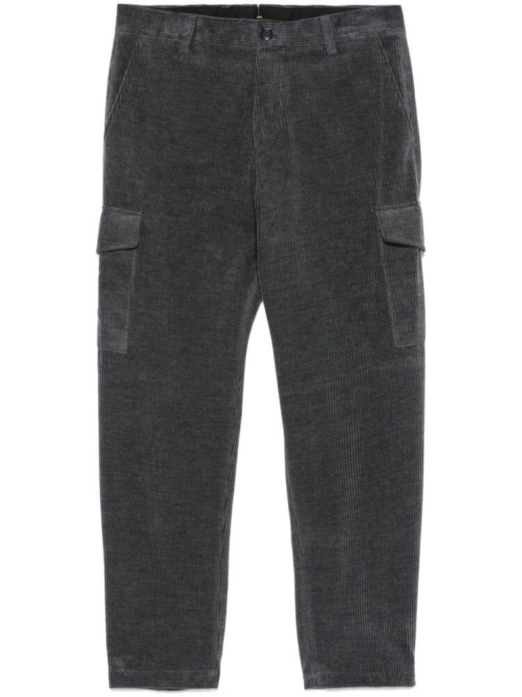 BOSS corduroy cargo pants - Grey Cover