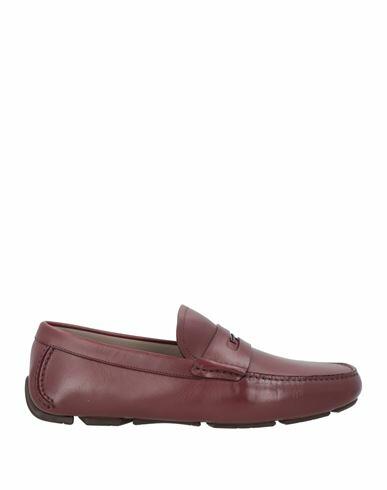 Ferragamo Man Loafers Garnet Soft Leather Cover