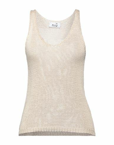 Niū Woman Top Beige Cotton Cover