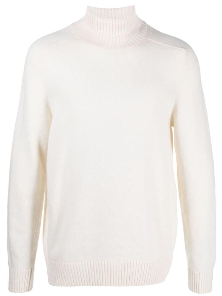 Circolo 1901 roll-neck fine-knit jumper - Neutrals Cover