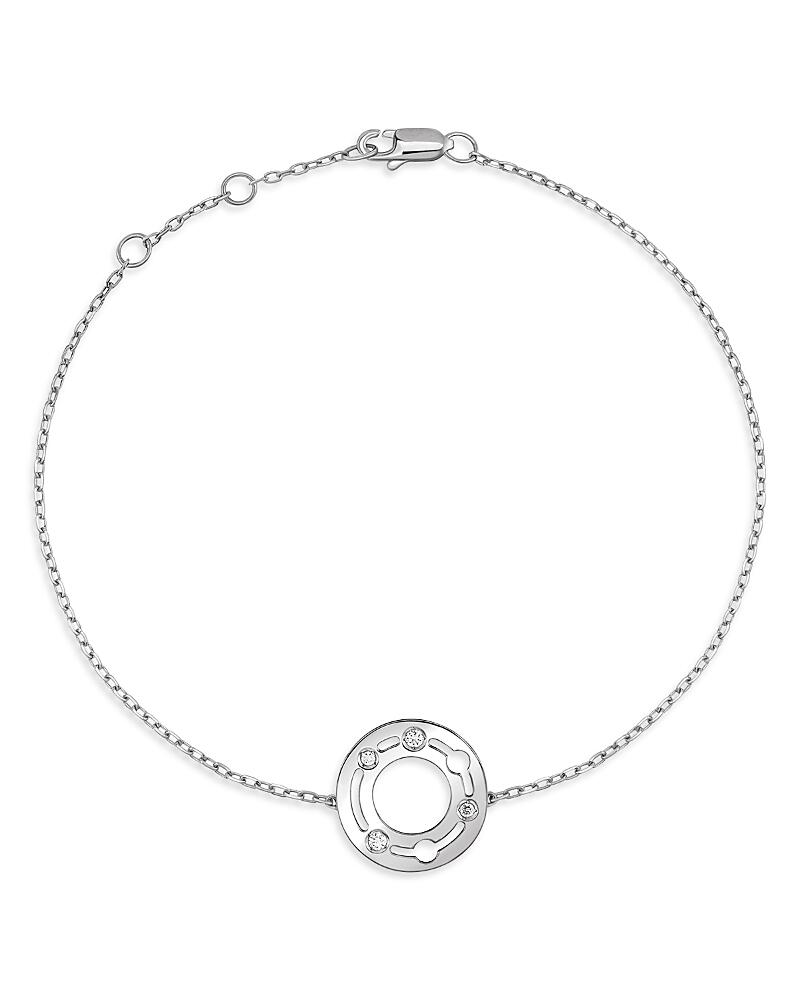 Dinh Van 18K White Gold Pulse Diamond Chain Bracelet Cover