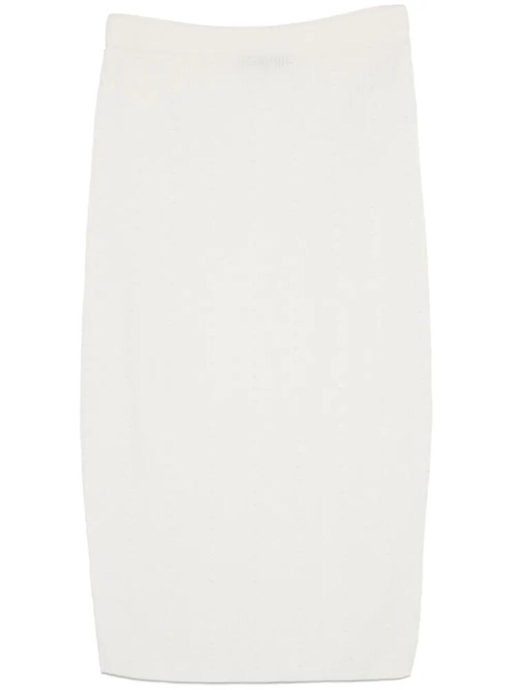 Fabiana Filippi Platinum midi skirt - White Cover