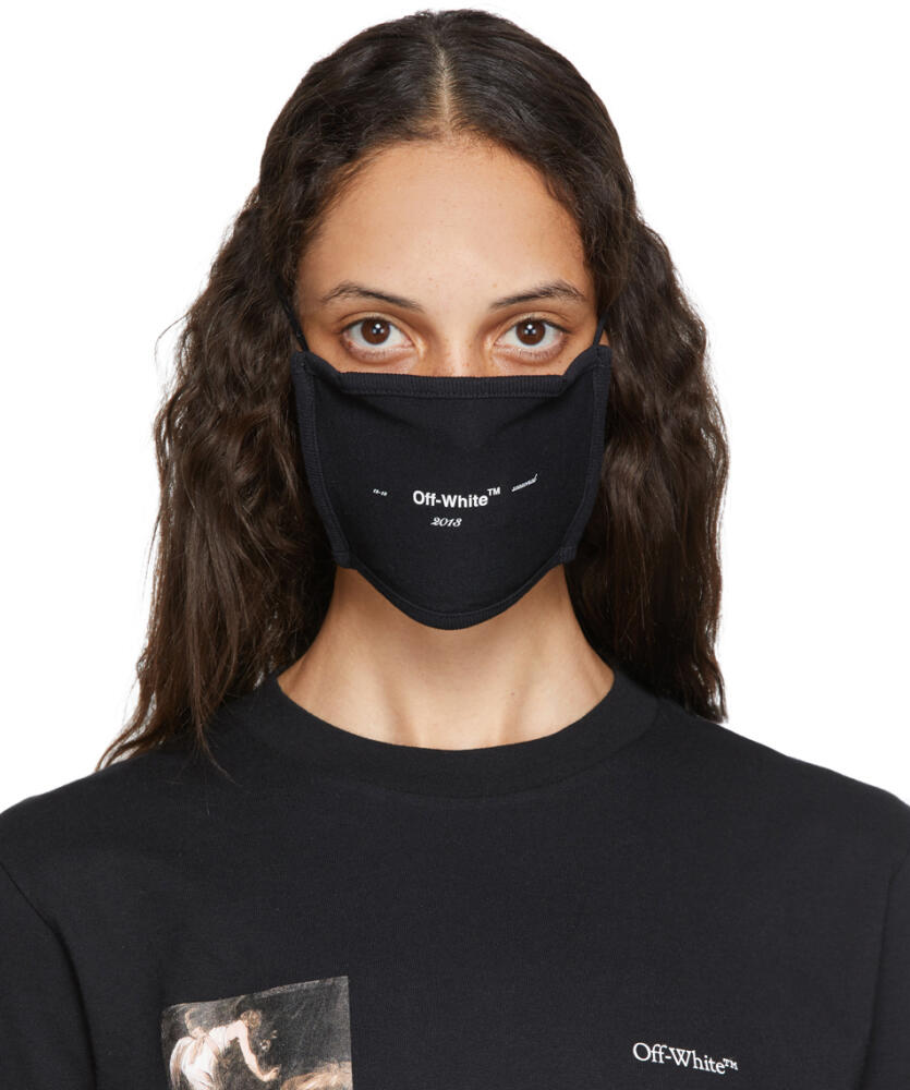 Off-White Black Logo Mask Cover