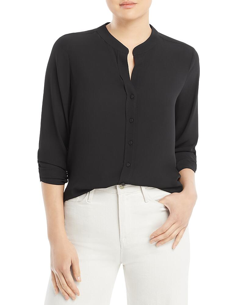 T Tahari Band Collar Shirt Cover